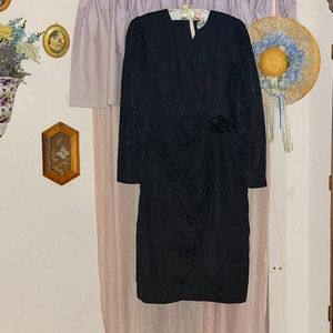 100% silk beaded dress